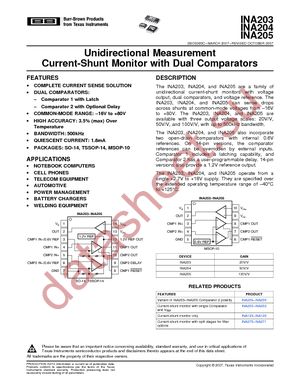 INA205AIDR datasheet  